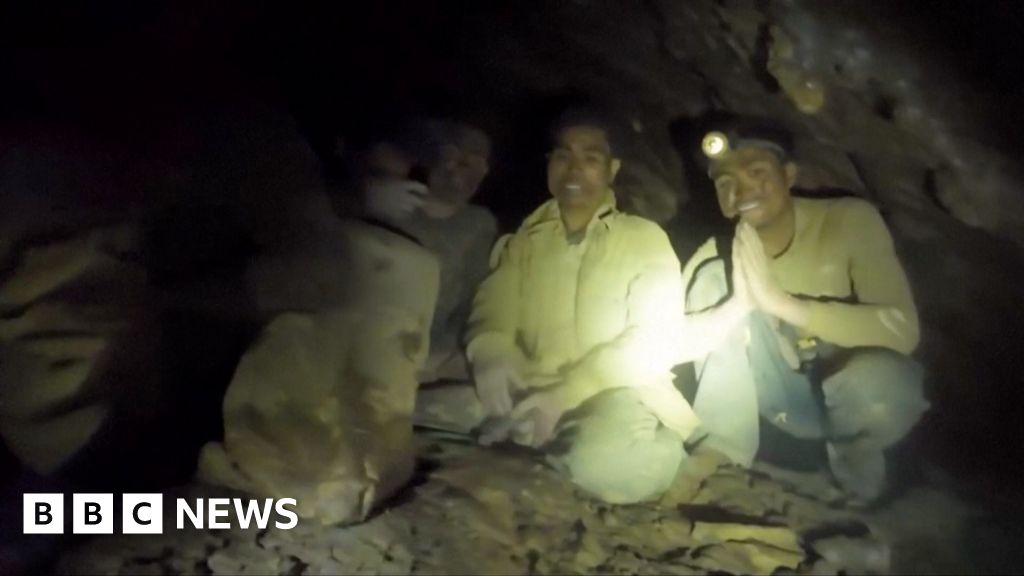 Watch: Moment rescuers find five men trapped in Laos cave