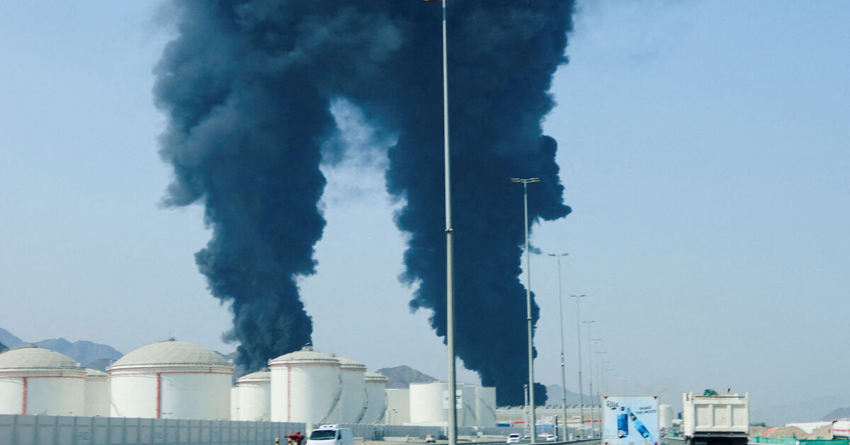 UAE’s Fujairah says fire breaks out at petroleum complex after Iranian drone attack