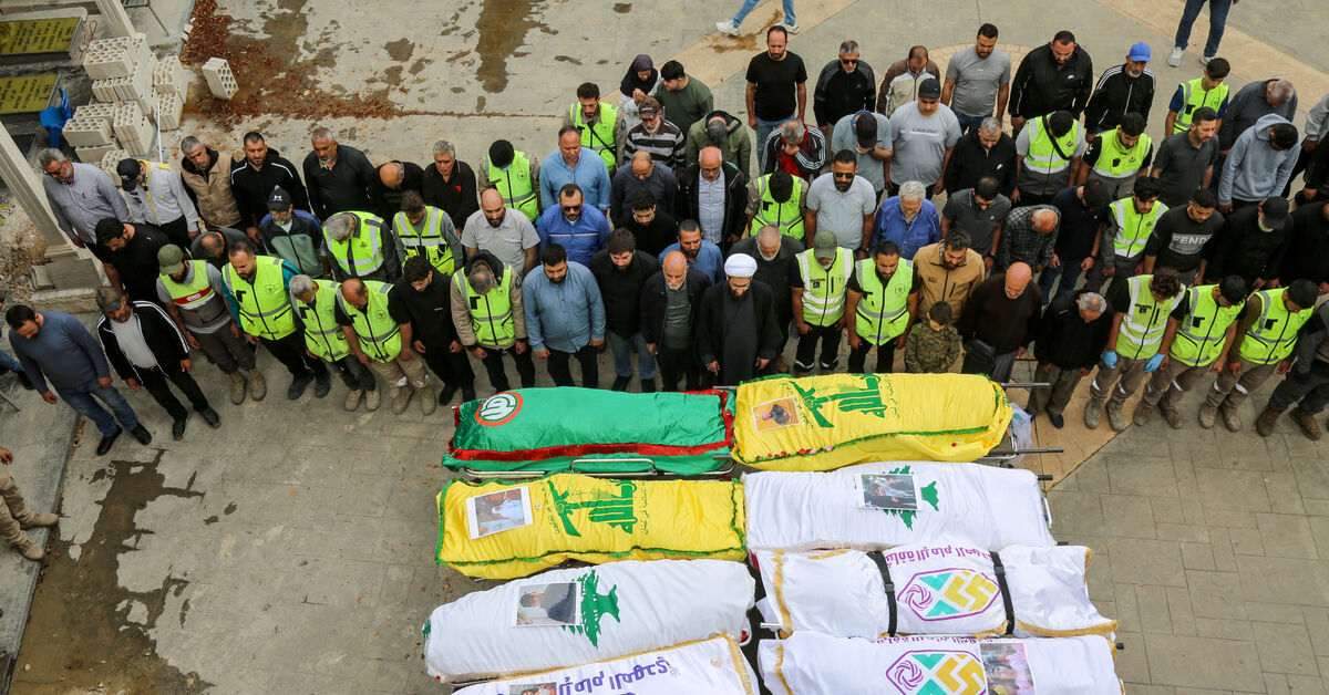 Lebanese bury victims of deadliest Israeli strike since ceasefire