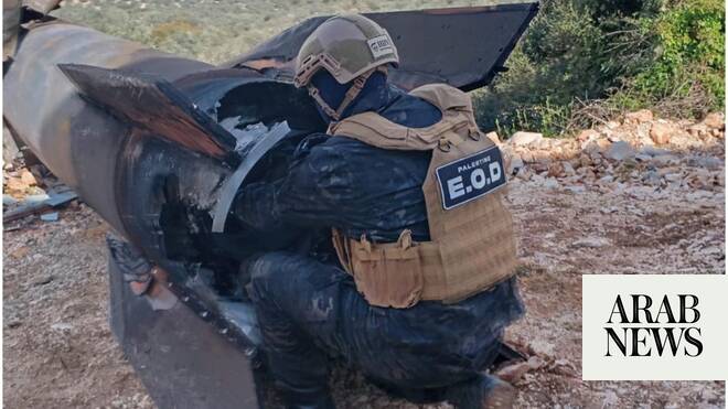 Palestinian police say more than 100 Iranian shrapnel pieces fell in West Bank