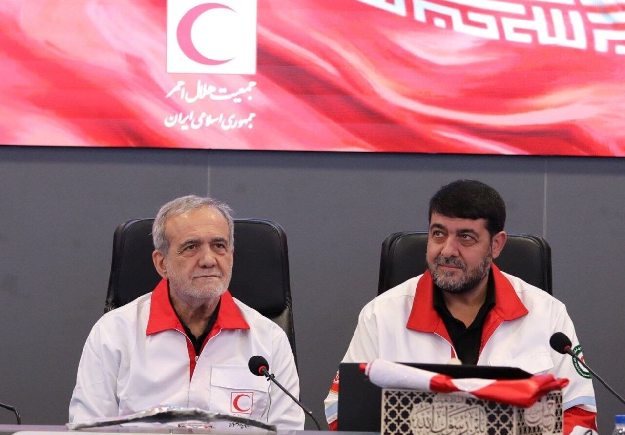 Tehran Times – Pezeshkian praises services of rescue and relief organizations during war