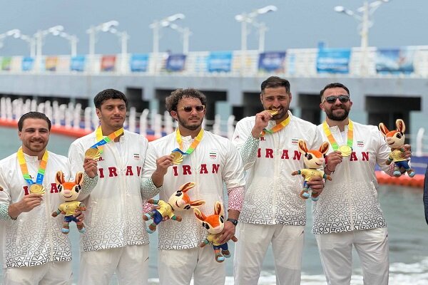 Mehr News Agency – Iran beach water polo beats China for Asian Games gold