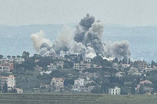Heavy bombardment of Sur (Tyre) in Lebanon