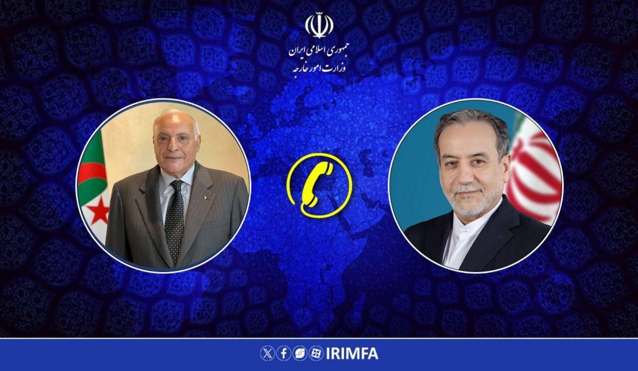 Mehr News Agency – Iran, Algeria FMs discuss regional developments in phone call