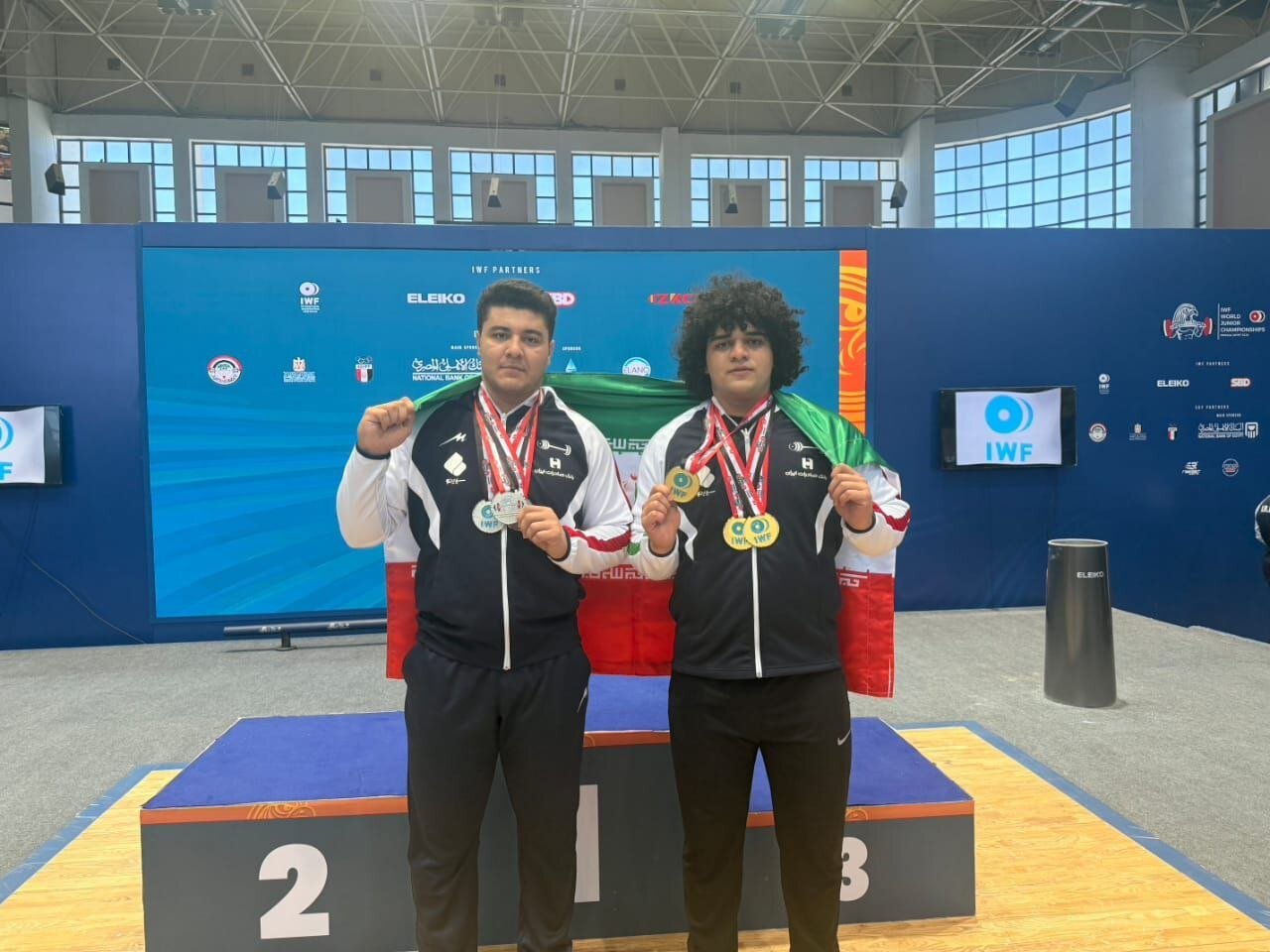Tehran Times – Iran’s Zare and Gholizadeh grab gold and silver at IWF Junior Worlds
