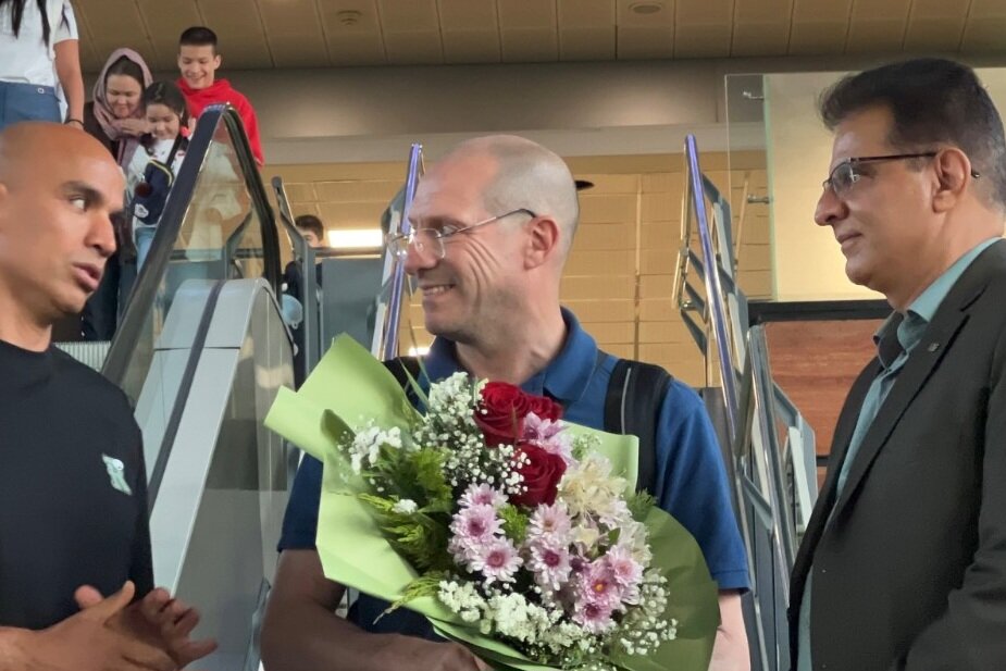 Roberto Piazza arrives in Tehran