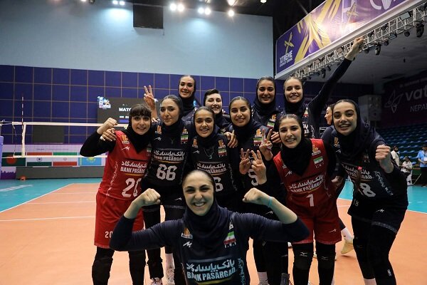 Iran’s women’s volleyball crowned CAVA champions