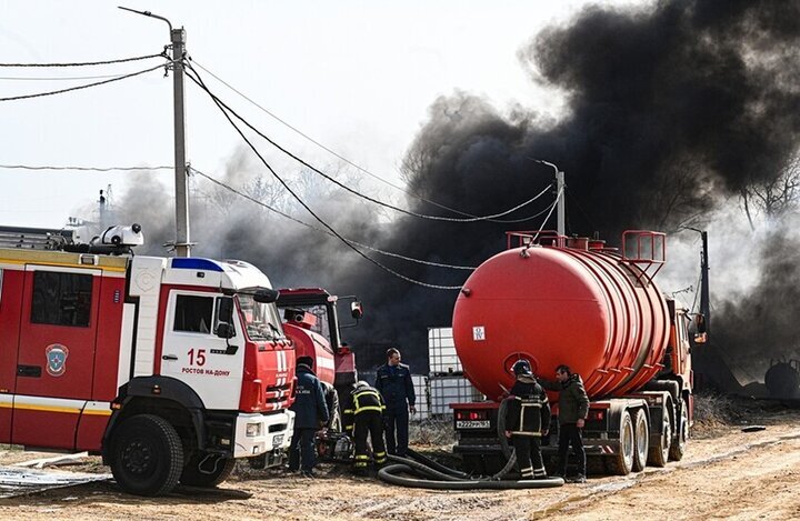 Fire breaks out in one of Russia’s southern ports