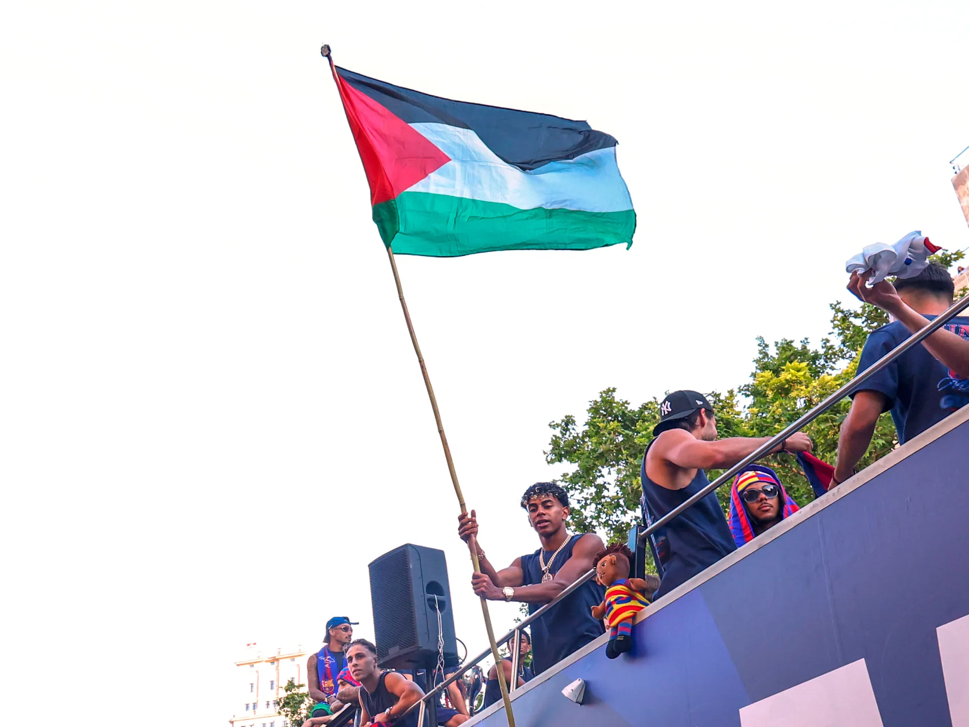 Lamine Yamal’s Palestine flag wave hailed by fans, activists and athletes | Football News