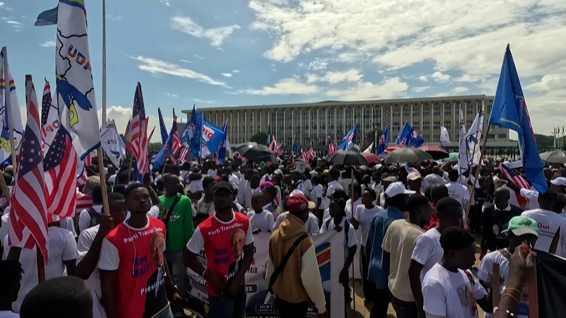DRC protest in support of US sanctions against former president | Protests