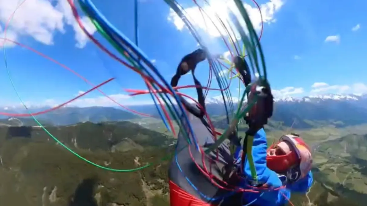 Paraglider survives mid-air collision with plane over Austria | News