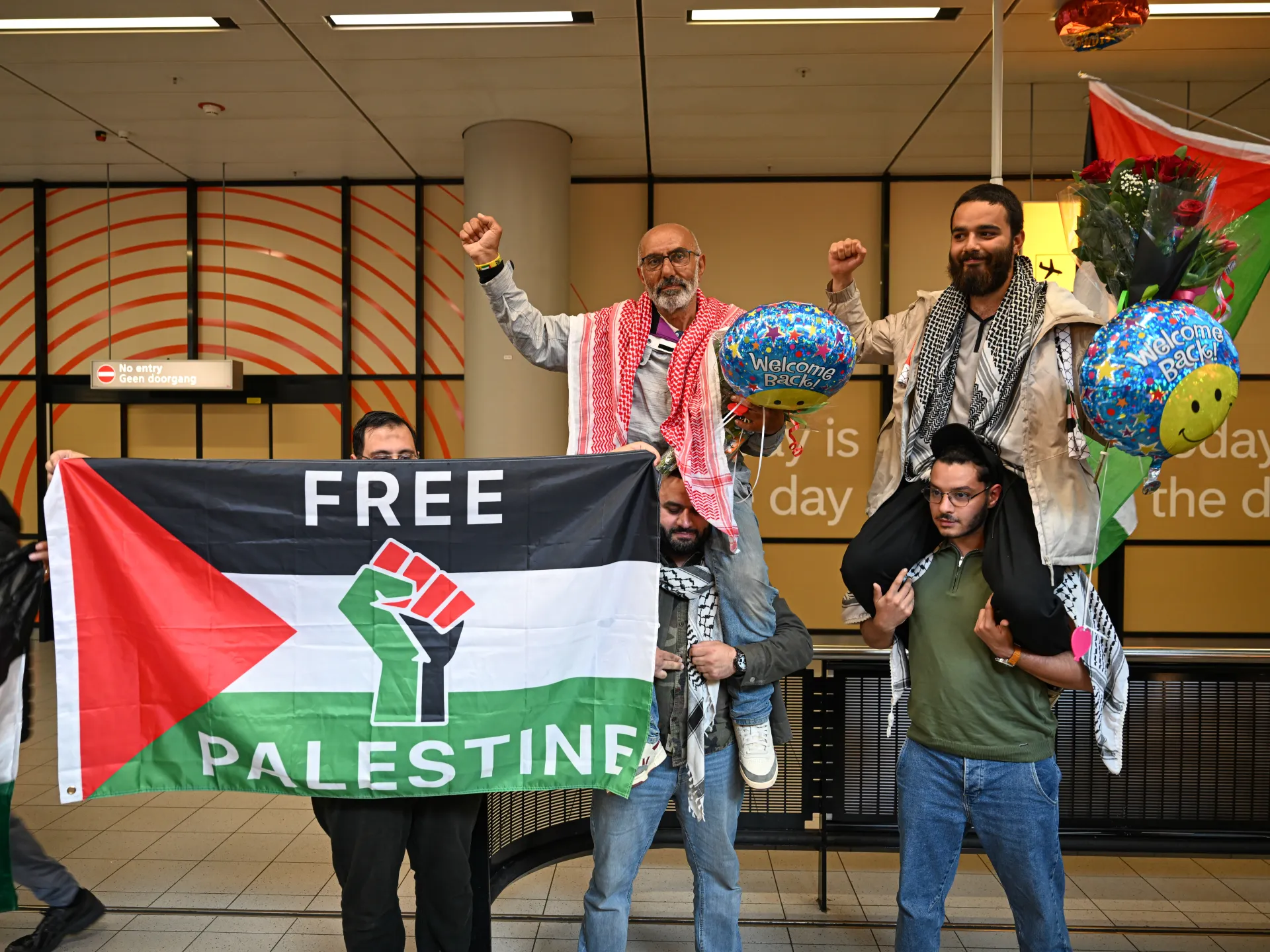 Detained Gaza aid flotilla activists arrive in Netherlands | Israel-Palestine conflict