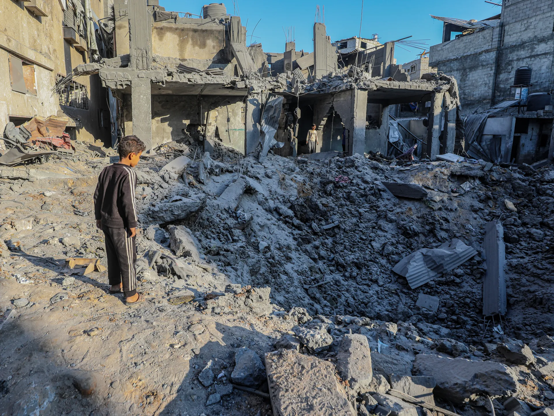 Overnight Israeli strikes on Gaza leave behind heavy destruction | Israel-Palestine conflict