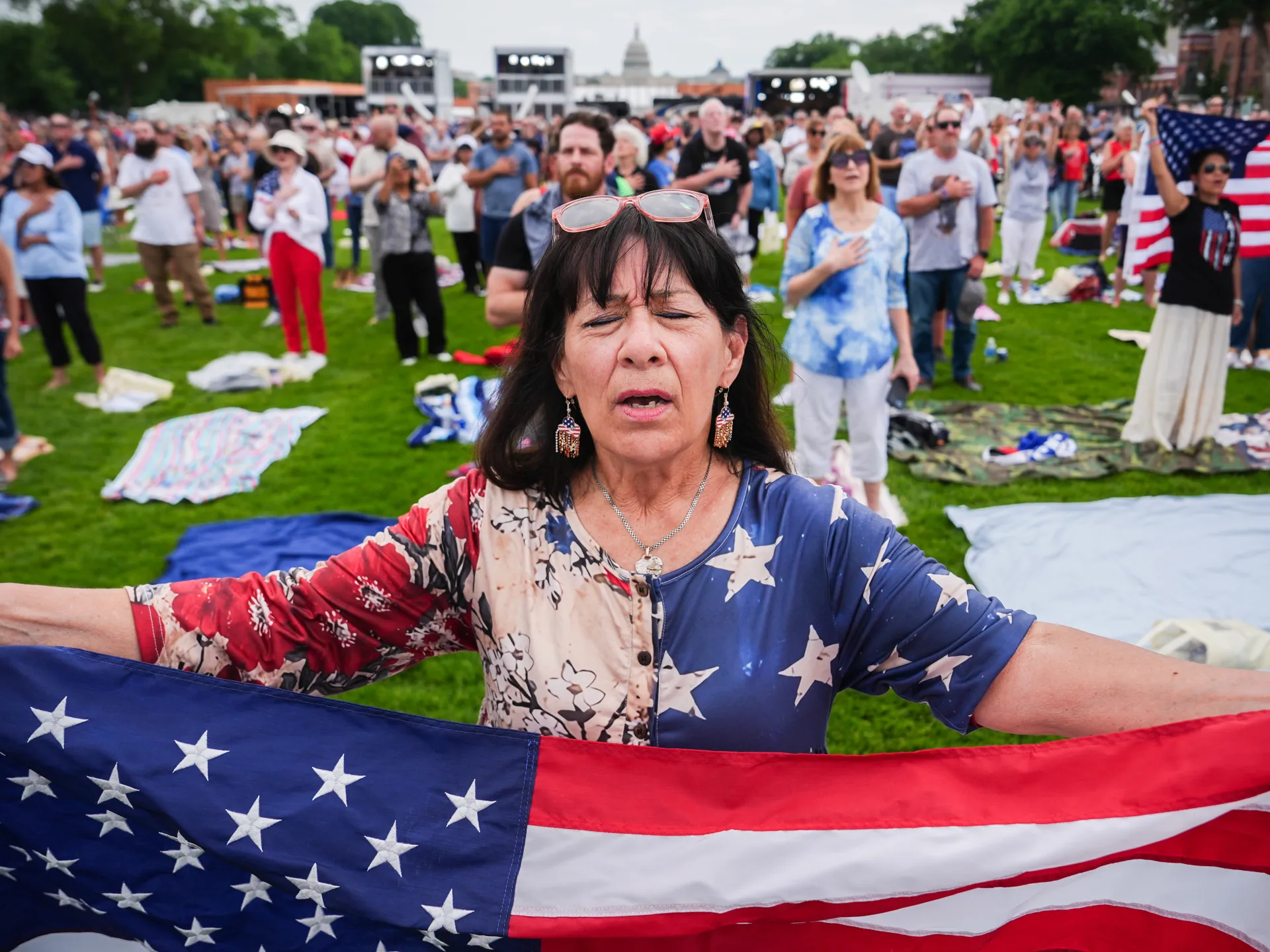 Trump holds prayer rally to ‘rededicate’ US as ‘one nation under God’ | Donald Trump News