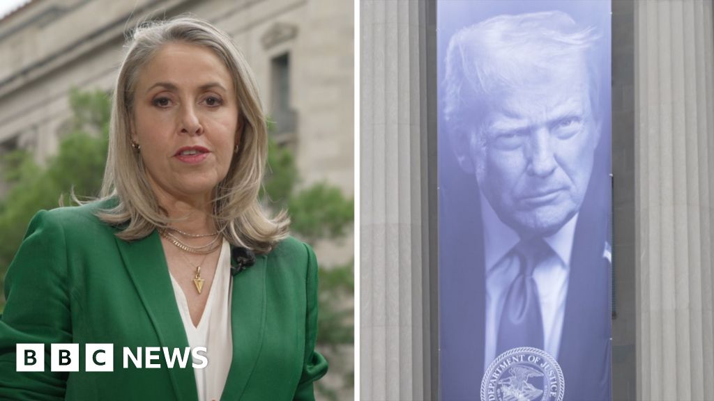 Watch: Trump transforms Washington by adding his face everywhere