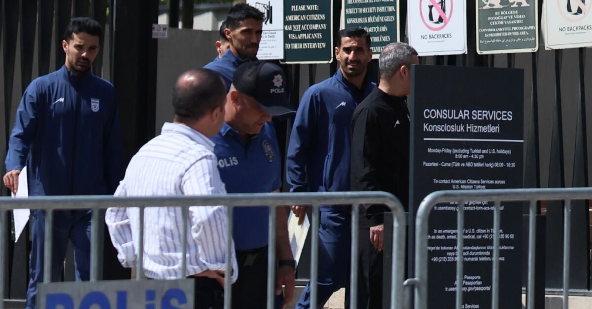 In Ankara, Iran World Cup squad players start US visa process