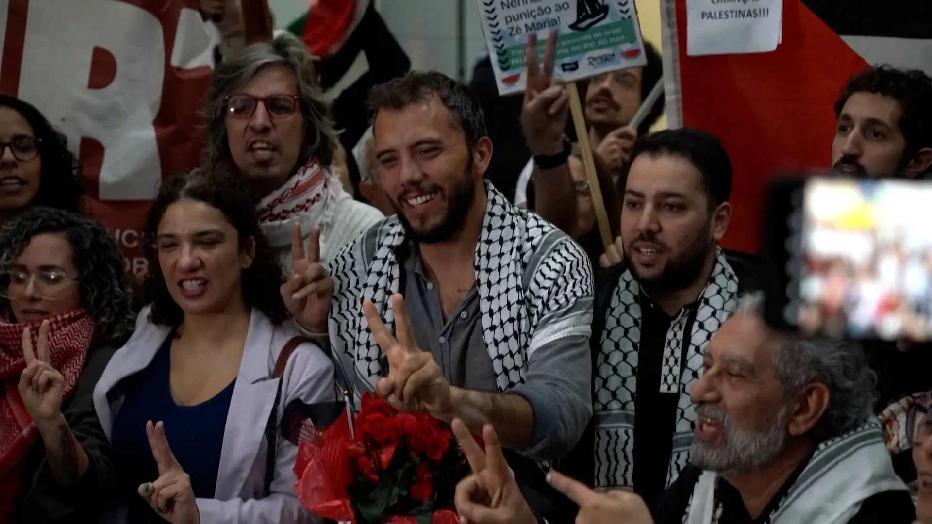 Flotilla activist Thiago Ávila arrives in Brazil | Gaza