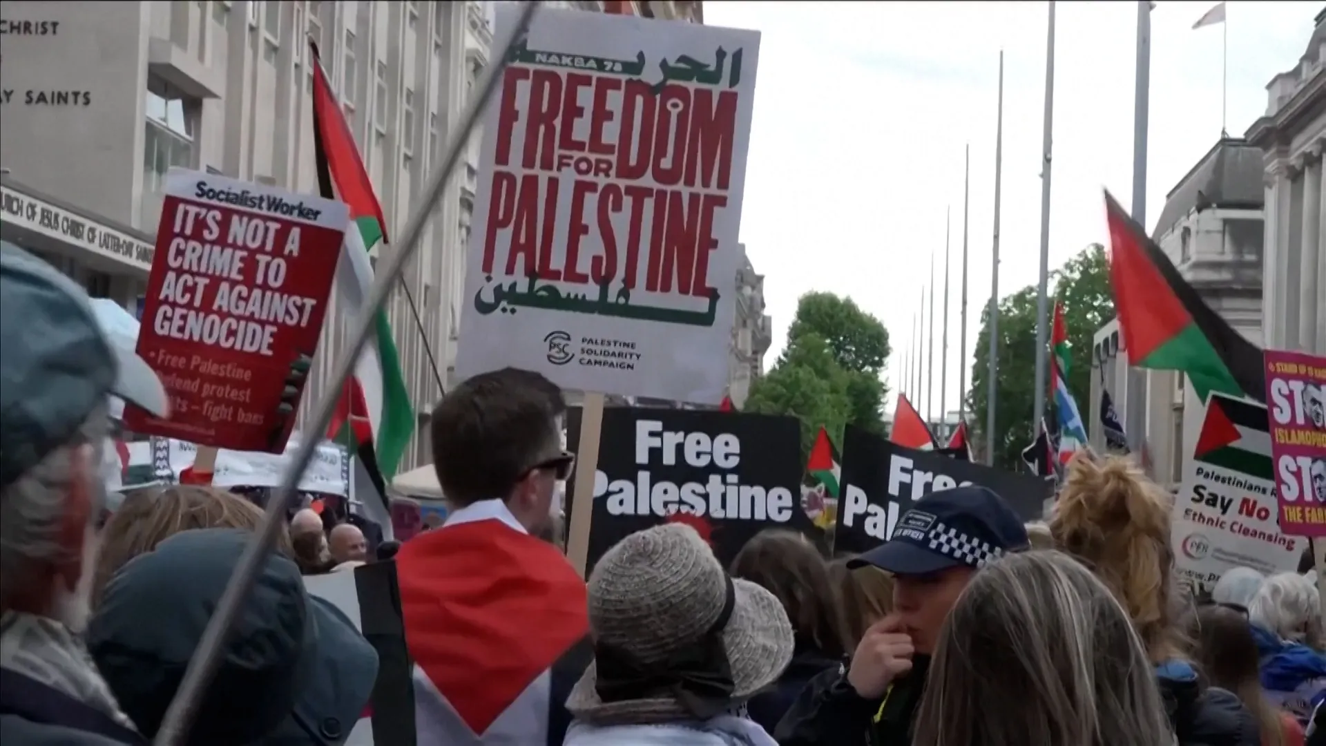 Thousands march in central London to mark 78th Nakba anniversary | Newsfeed