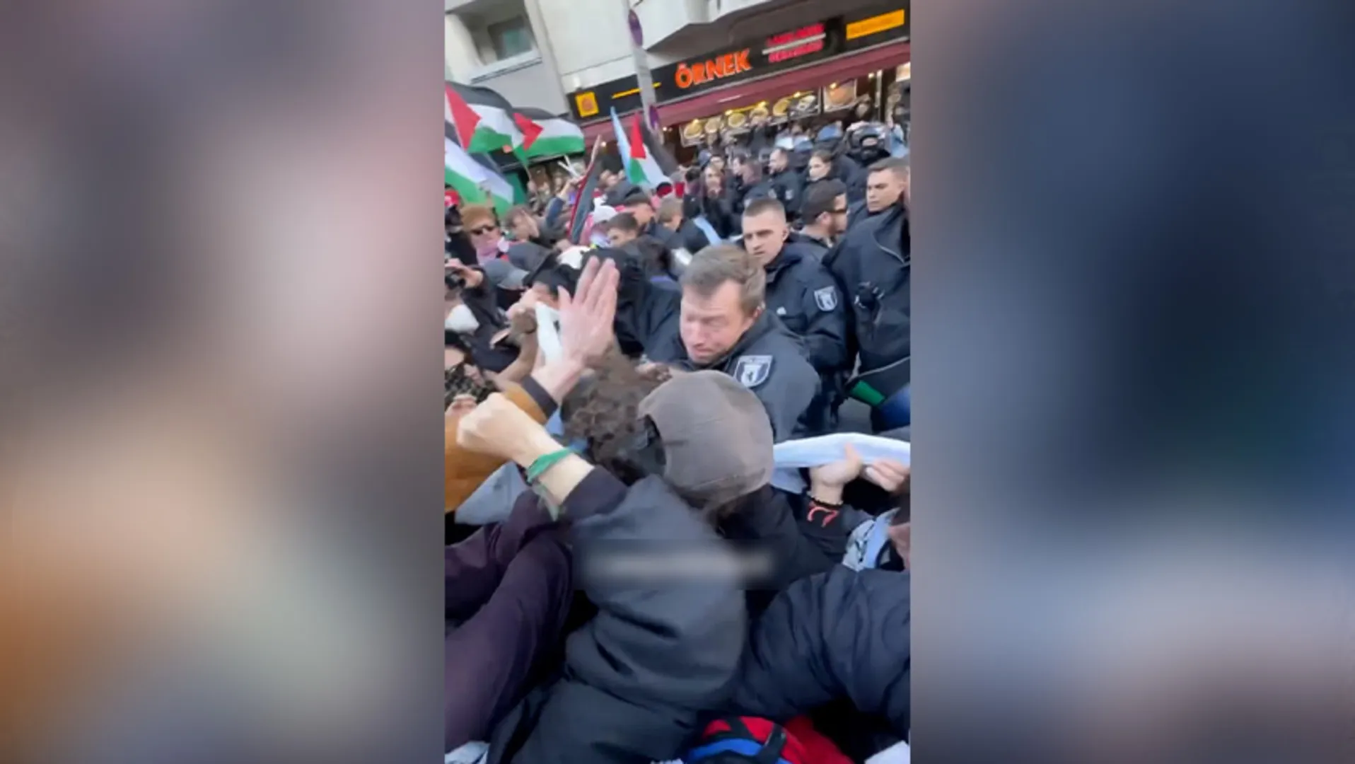 German police assault protesters at Nakba anniversary rally | Protests