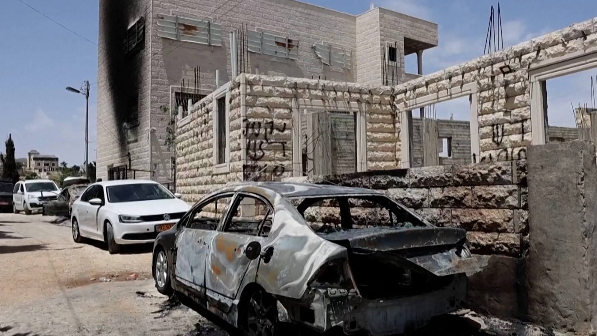 Israeli settlers burn vehicles, install caravans in occupied West Bank | Occupied West Bank News