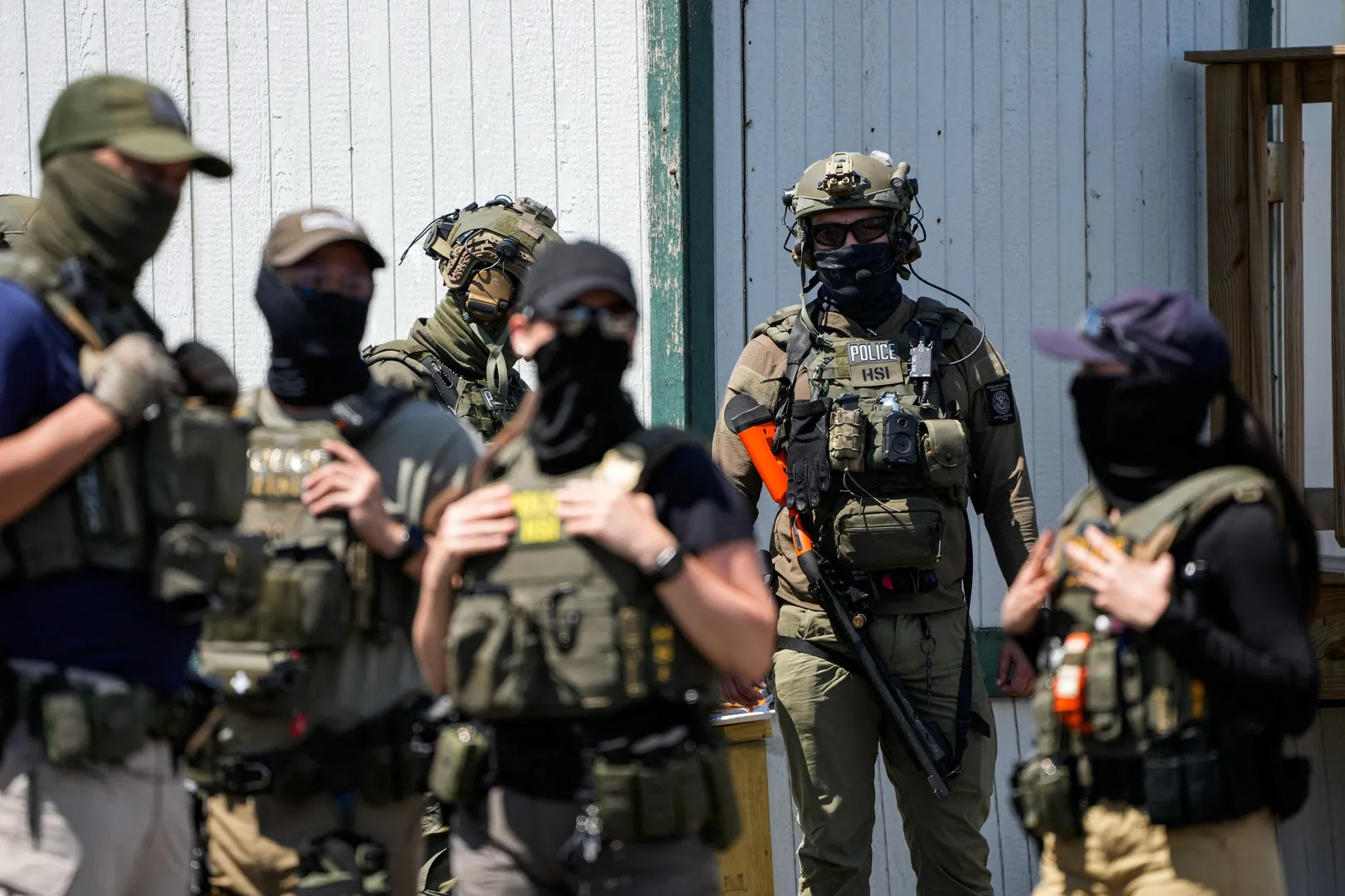Police fire tear gas during protest outside New Jersey ICE facility | Protests
