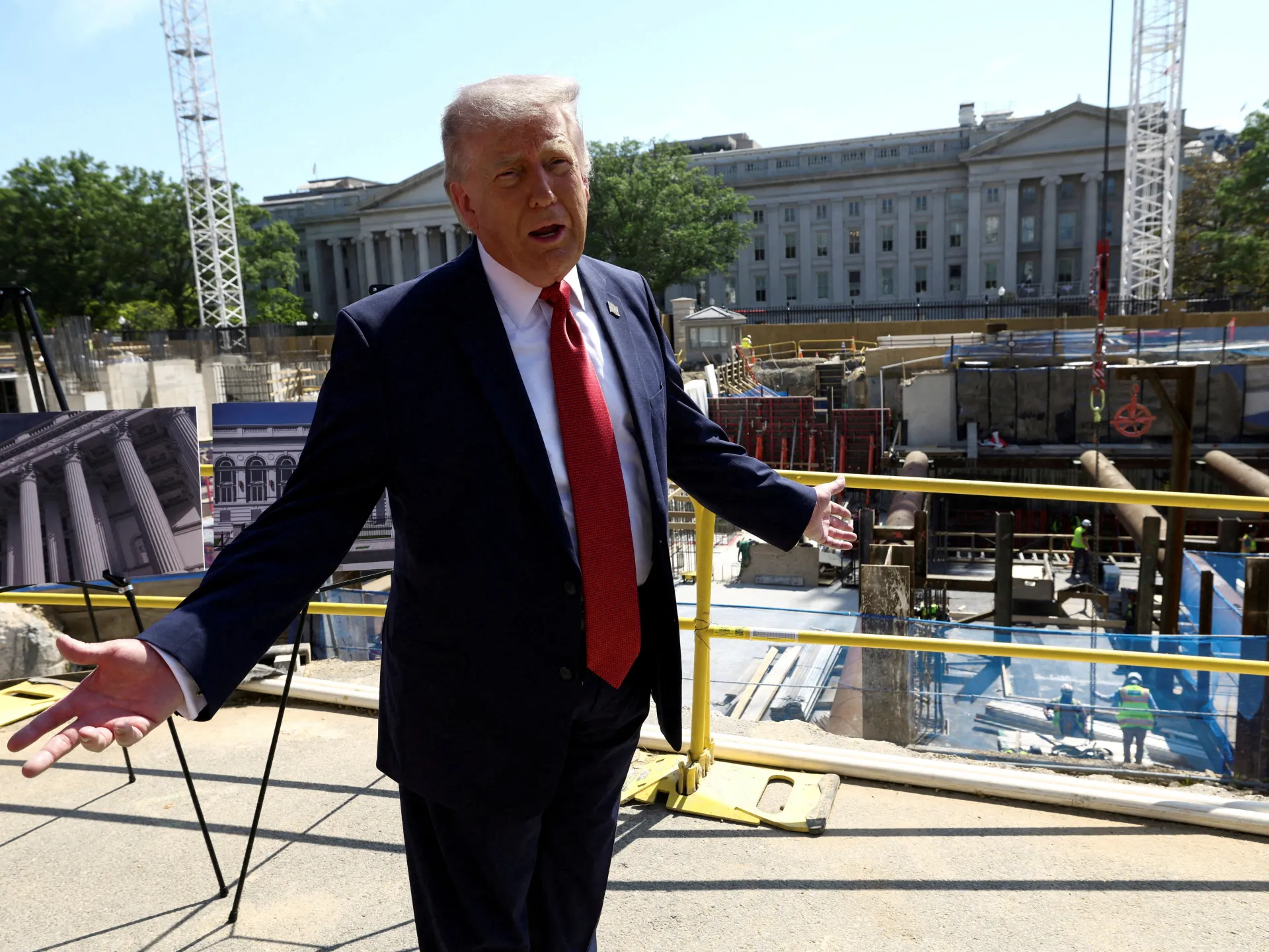 Trump renews petition for White House ballroom, pointing to nearby shooting | Donald Trump News