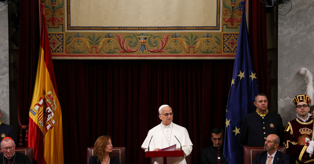 Pope Leo warns Spain’s parliament the world is in ‘profound’ crisis
