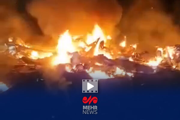 VIDEO: American drone crashes in Iraq