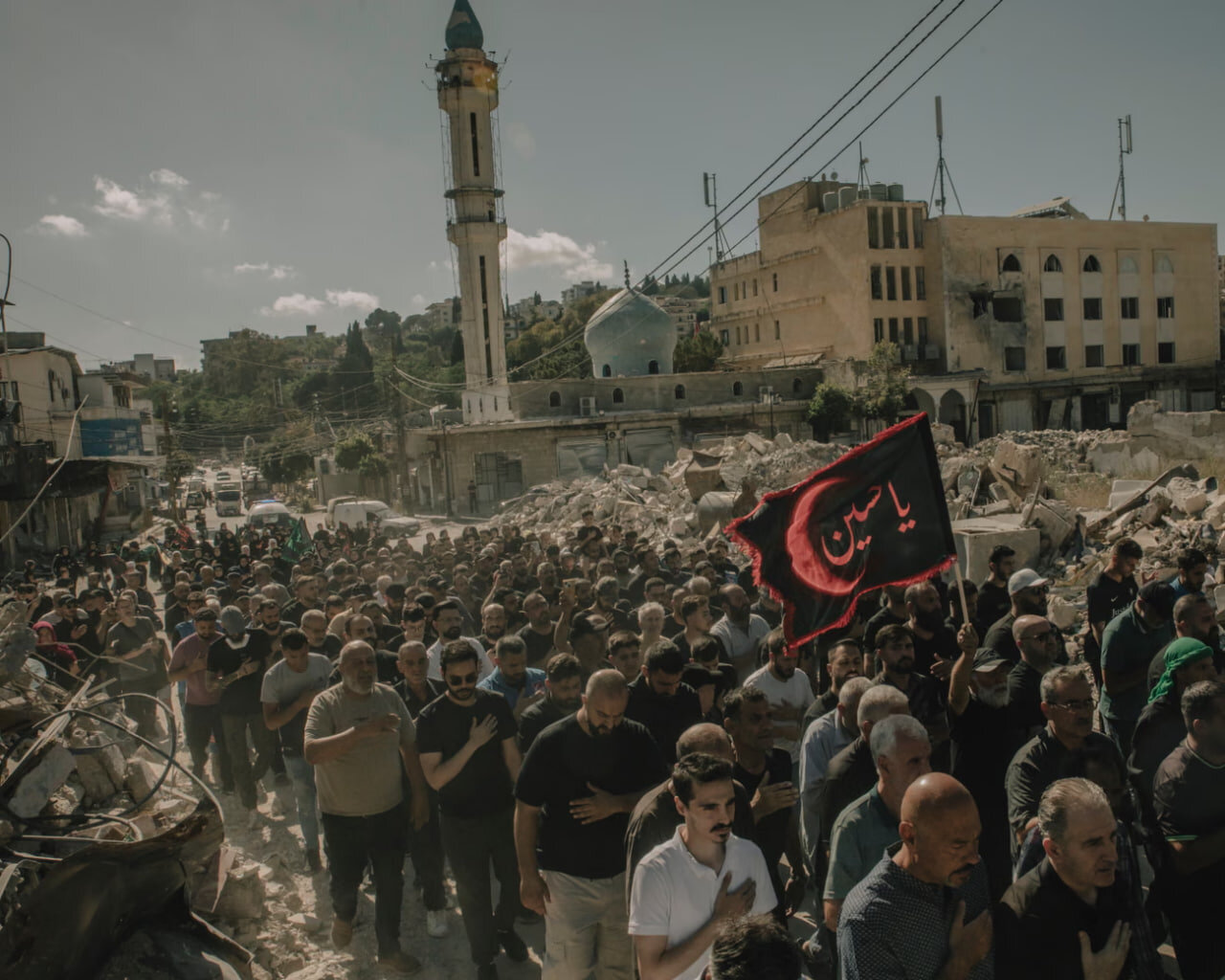 In a city of rubble and martyrs’ posters, Ashura becomes the war’s requiem