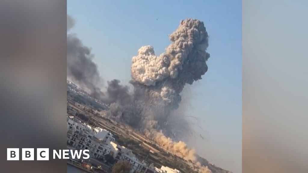 Watch: Explosion at fireworks factory in Malta