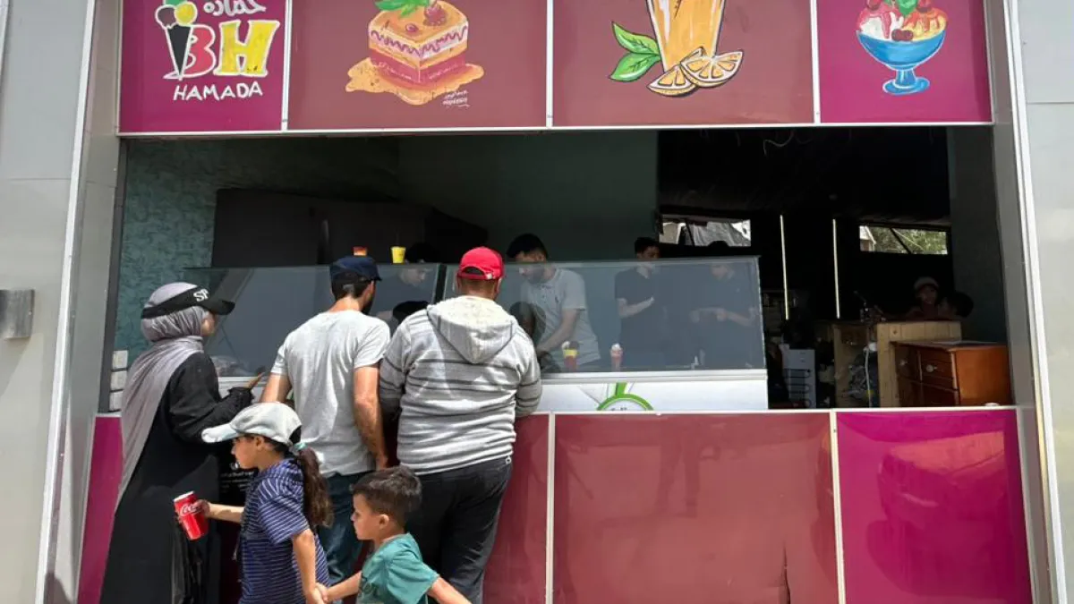 An ice cream parlour survives Gaza’s genocide and gives seven students hope | Gaza News