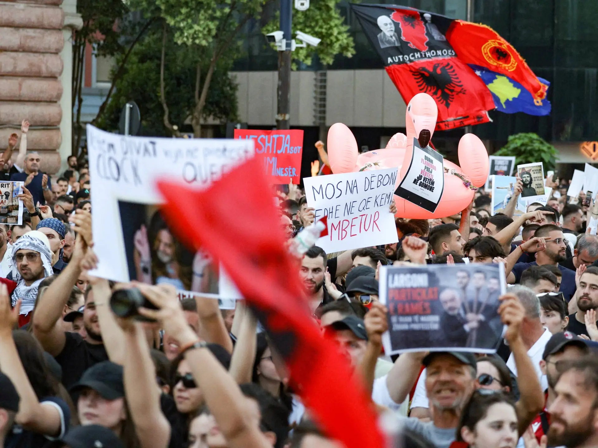 Thousands protest in Albania over Kushner-linked resort project | Environment News