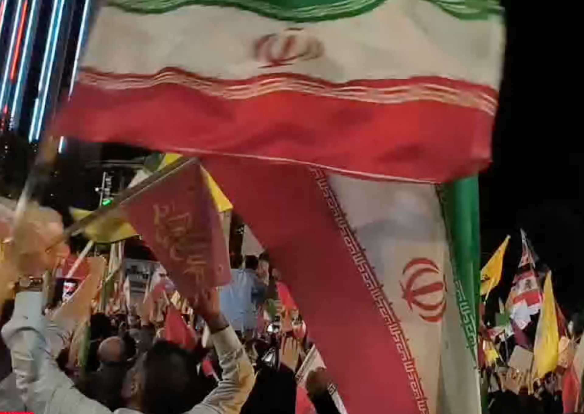 Celebrations seen in Tehran as missiles fly overhead towards Israel | US-Israel war on Iran