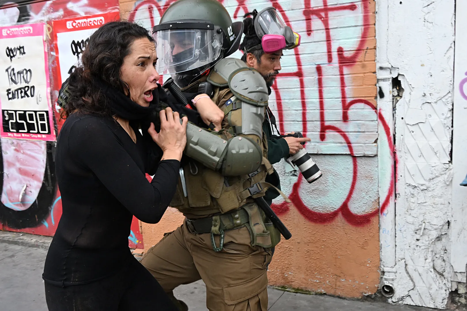 Violent protests erupt in Chile over government cuts of social programmes | Protests