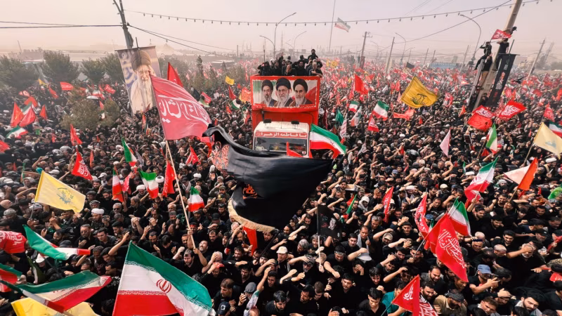 How Iran Is Trying To Turn A Funeral Into A Vote Of Confidence