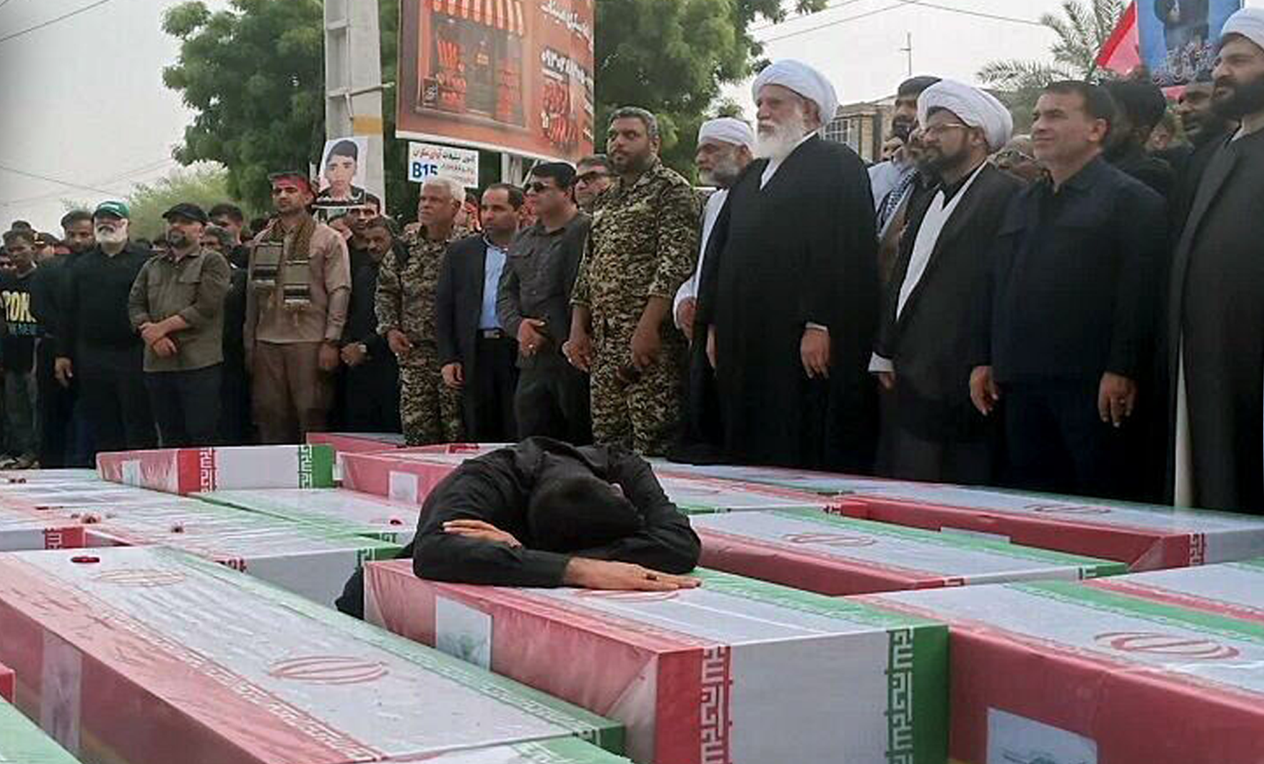 Minab lays to rest newly-identified remains of victims of US school bombing
