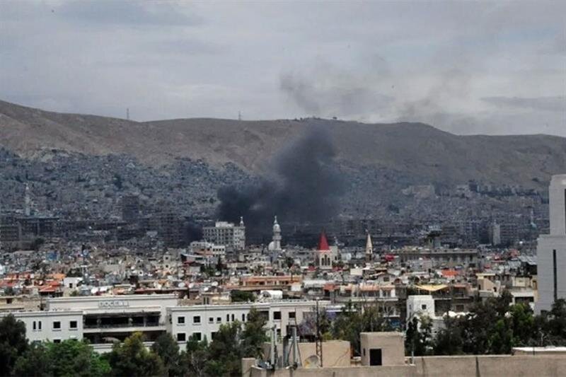VIDEO: Moment of explosion in Damascus near Macron residence