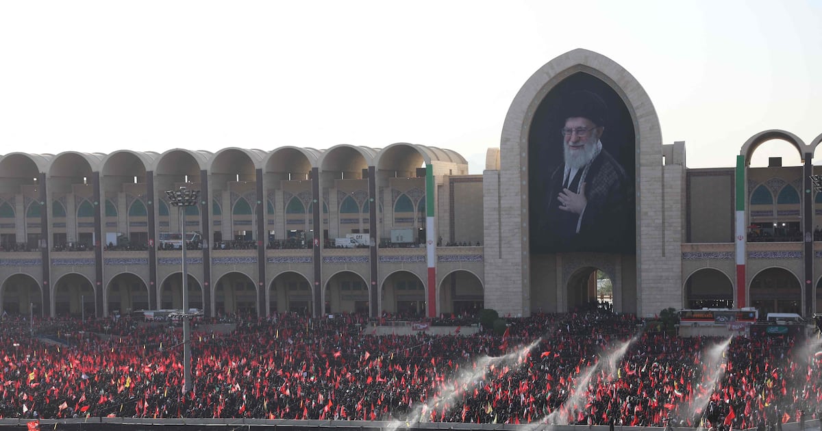 Trump vows to hold fire as vast crowd mourns Khamenei in Iran
